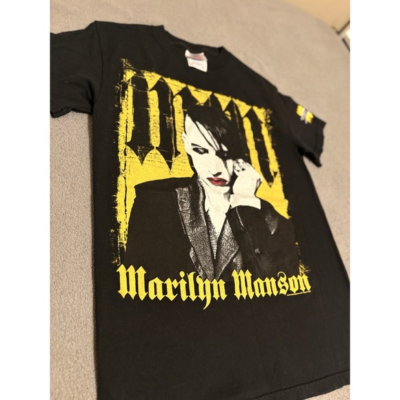 Vintage Marilyn Manson Shirt 2004 Against All Gods American Tour tshirt Size S - Picture 2 of 8